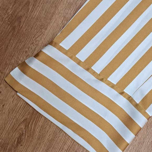 i Blues Goldenrod Striped Wide Leg Pants - Size 6 NWOT - Picture 3 of 8